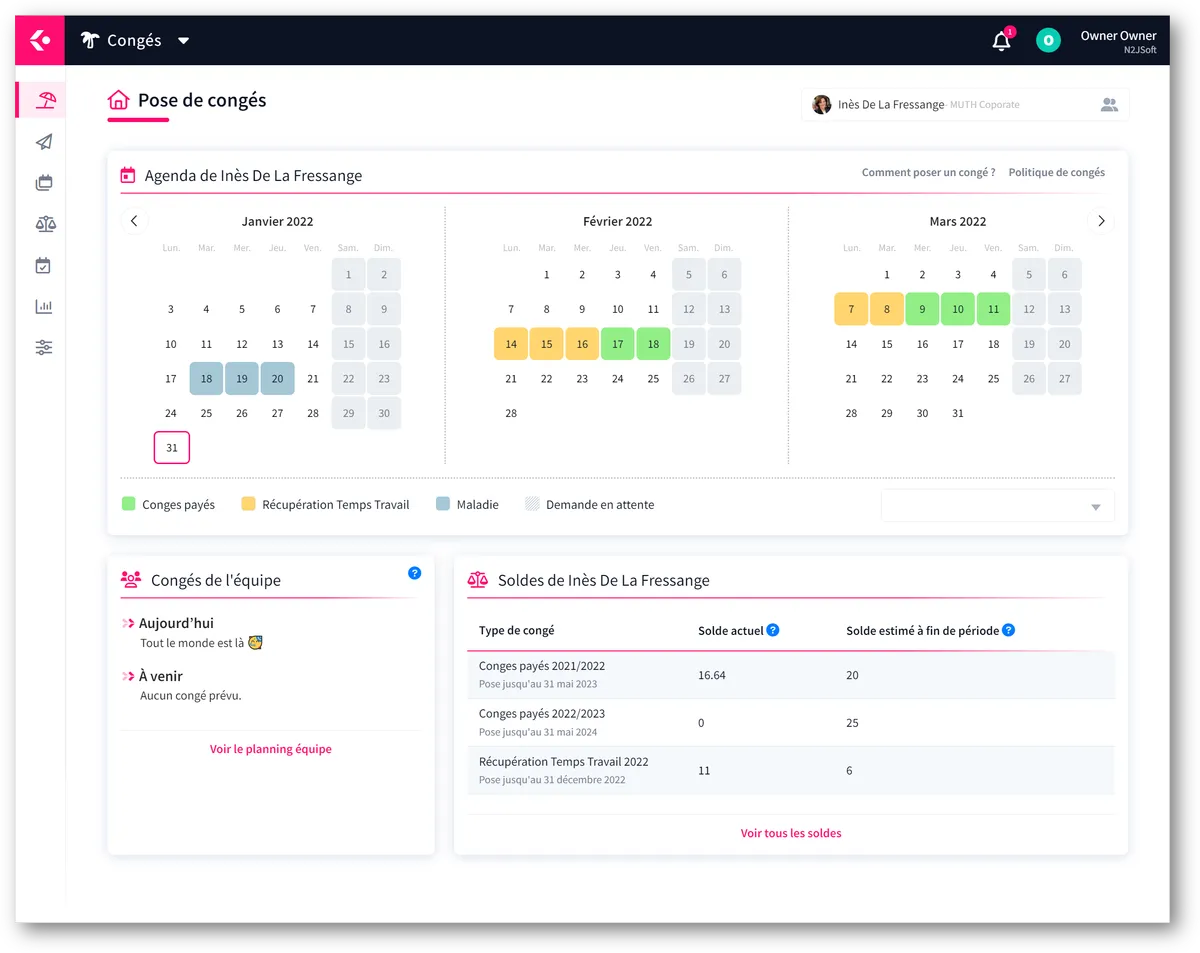 Keeple : test de l'interface de ce logiciel SIRH pour entreprise