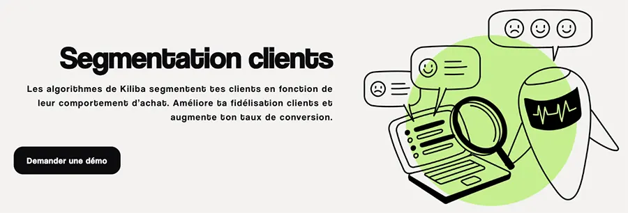 Kiliba : fonctionnalités segmentation des clients
