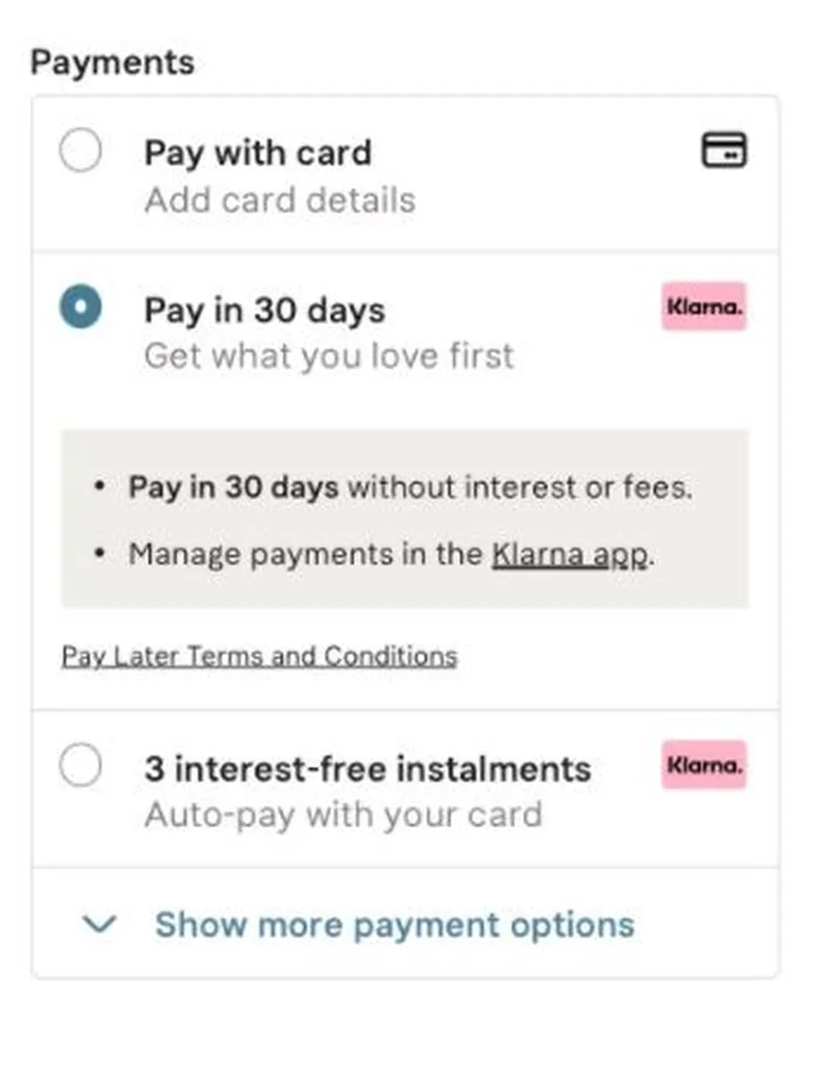 Klarna : test de l'interface de ce logiciel de paiement en ligne / Passerelles de paiement pour entreprise Klarna : test de l'interface de ce logiciel de paiement en ligne / Passerelles de paiement pour entreprise