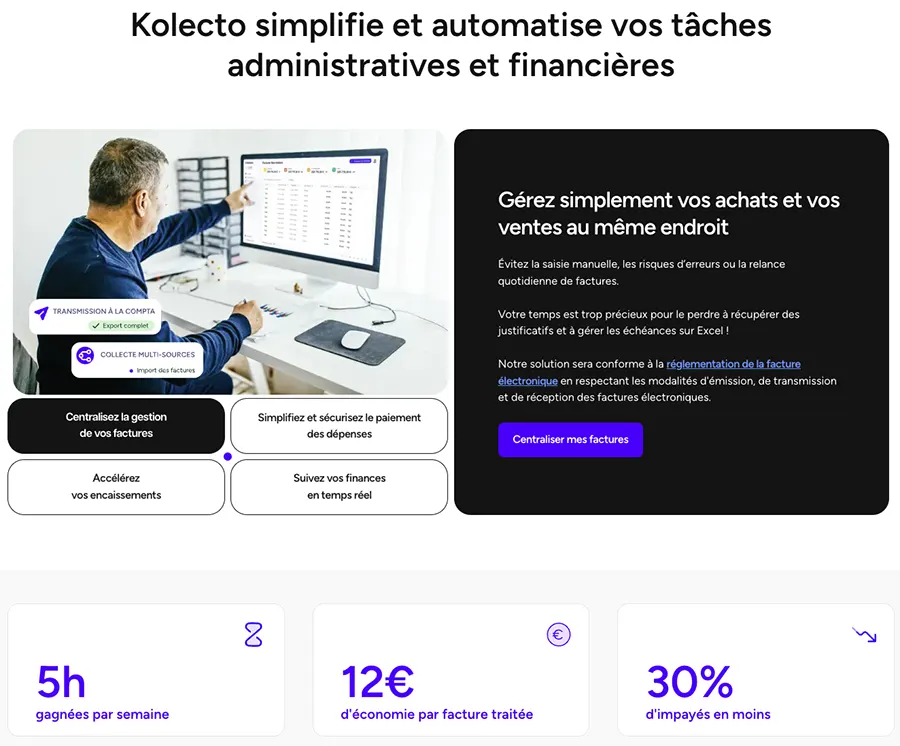 Kolecto : avantages Kolecto : avantages