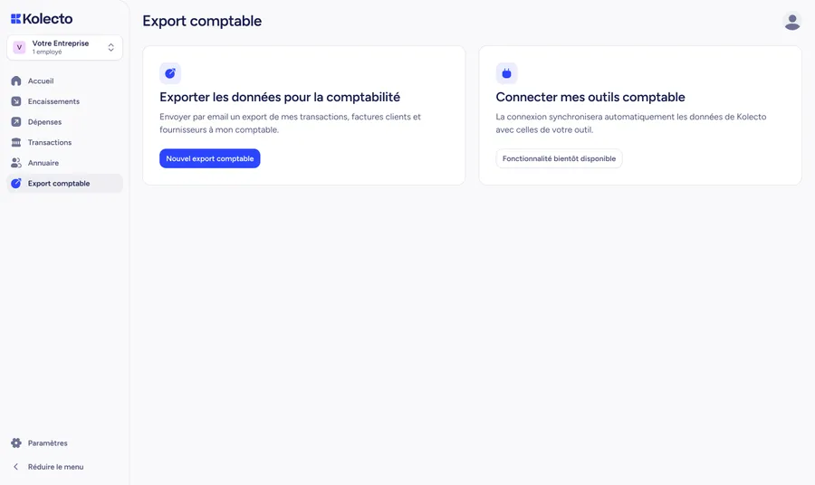 kolecto interface export comptable kolecto interface export comptable