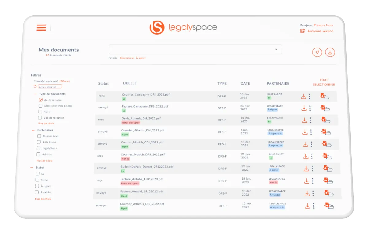Legalyspace : test de l'interface de ce logiciel de dématérialisation / numérisation pour entreprise Legalyspace : test de l'interface de ce logiciel de dématérialisation / numérisation pour entreprise