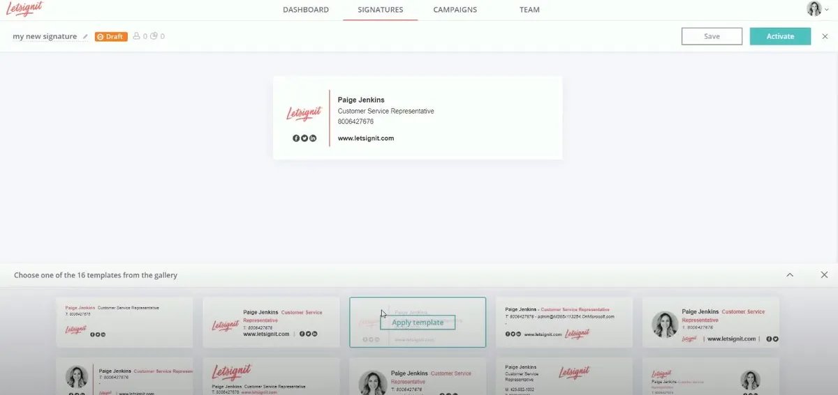 Let Sign It : test de l'interface de ce logiciel de signature emails / personnalisation des courriels pour entreprise Let Sign It : test de l'interface de ce logiciel de signature emails / personnalisation des courriels pour entreprise