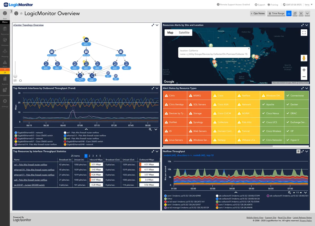 LogicMonitor : test de l'interface de cette plateforme AIOps pour entreprise LogicMonitor : test de l'interface de cette plateforme AIOps pour entreprise