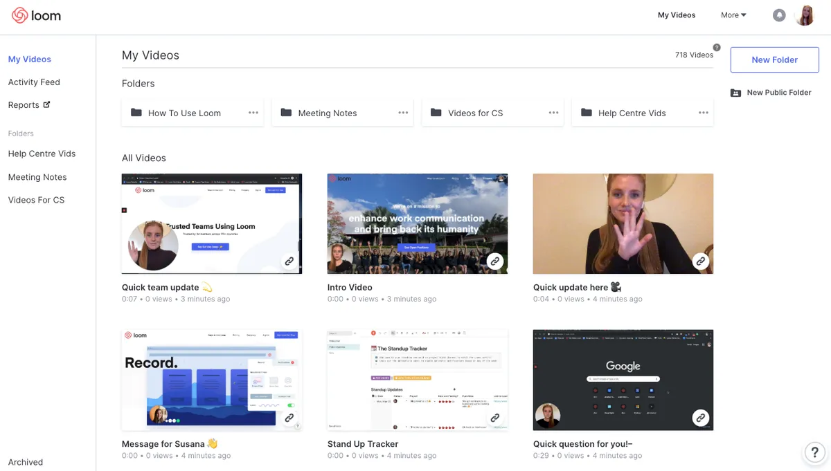 Loom : test de l'interface de ce logiciel de montage vidéo pour entreprise