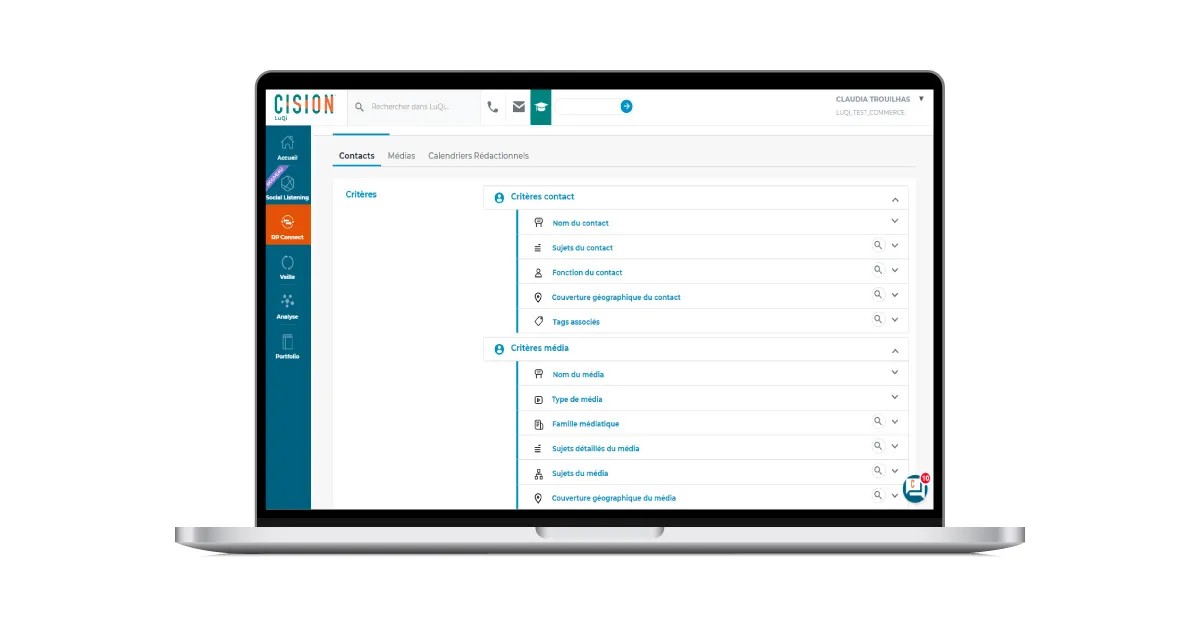 LuQi : test de l'interface de ce logiciel de plaidoyer pour entreprise LuQi : test de l'interface de ce logiciel de plaidoyer pour entreprise