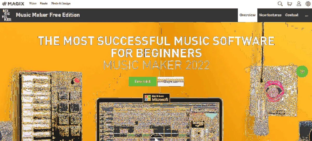 MagiX Music Maker : test de l'interface de ce logiciel d'édition audio pour entreprise MagiX Music Maker : test de l'interface de ce logiciel d'édition audio pour entreprise