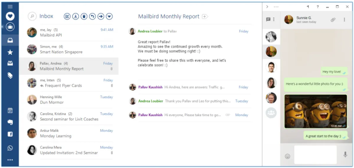 Mailbird : test de l'interface de cette messagerie électronique / Webmail pour entreprise Mailbird : test de l'interface de cette messagerie électronique / Webmail pour entreprise