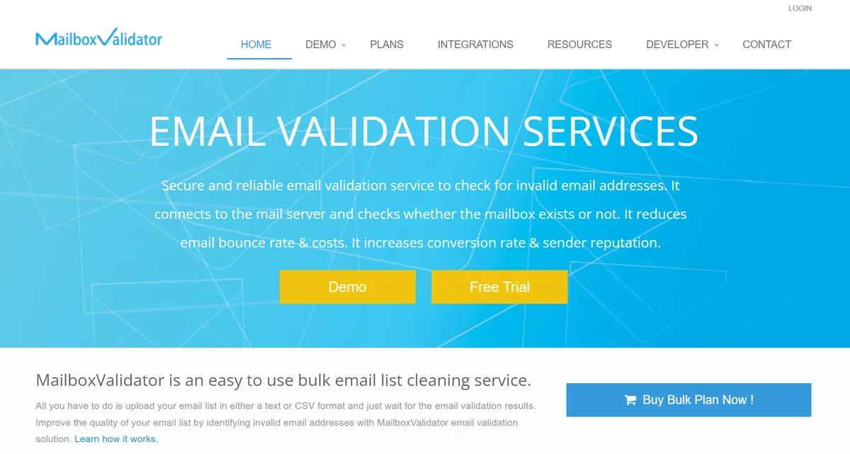 MailBoxValidator : test de l'interface de ce logiciel de vérification d'adresses email pour entreprise MailBoxValidator : test de l'interface de ce logiciel de vérification d'adresses email pour entreprise