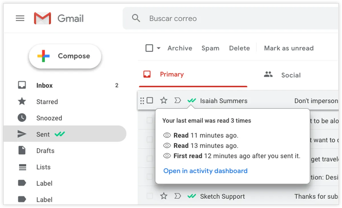 Mailtrack : test de l'interface de ce logiciel d'email tracking pour entreprise Mailtrack : test de l'interface de ce logiciel d'email tracking pour entreprise
