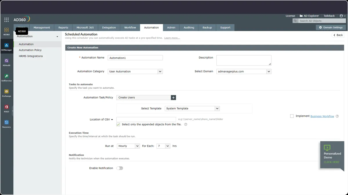 ManageEngine AD360 : test de l'interface de ce logiciel de gestion des identités et des accès pour entreprise ManageEngine AD360 : test de l'interface de ce logiciel de gestion des identités et des accès pour entreprise