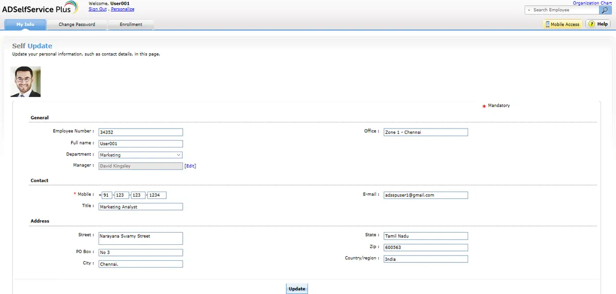 ManageEngine ADSelfService Plus : test de l'interface de ce logiciel d'authentification unique pour entreprise ManageEngine ADSelfService Plus : test de l'interface de ce logiciel d'authentification unique pour entreprise