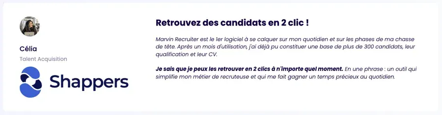 Marvin Recruiter : avis