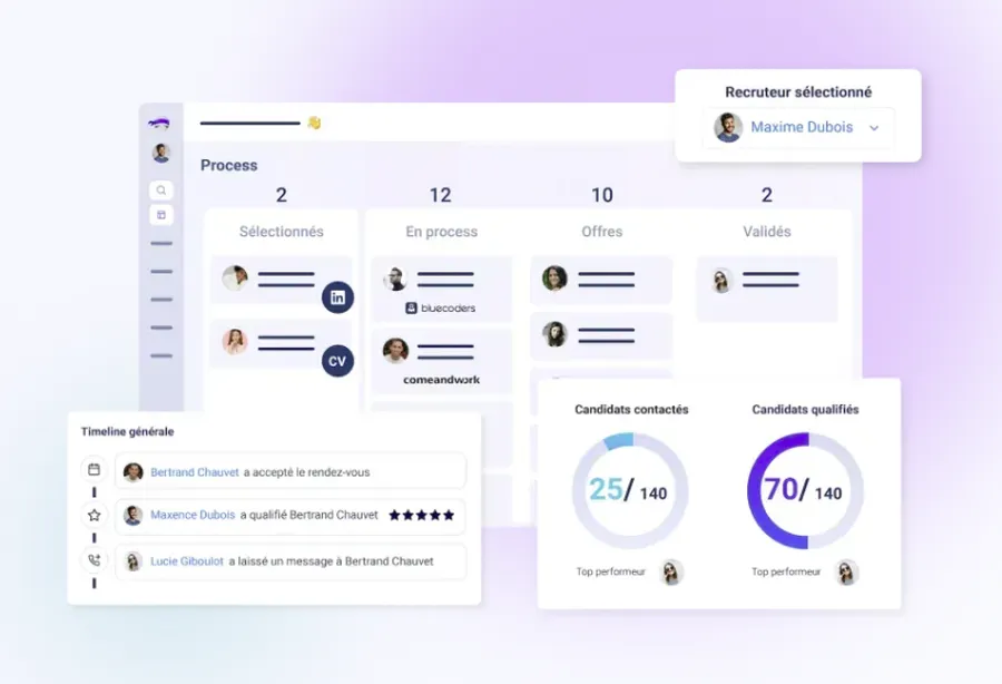 Marvin Recruiter : logiciel ATS & CRM tout-en-un