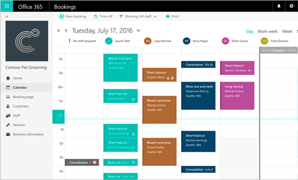 Microsoft Bookings : test de l'interface de ce logiciel de prise de rendez-vous en ligne pour entreprise Microsoft Bookings : test de l'interface de ce logiciel de prise de rendez-vous en ligne pour entreprise