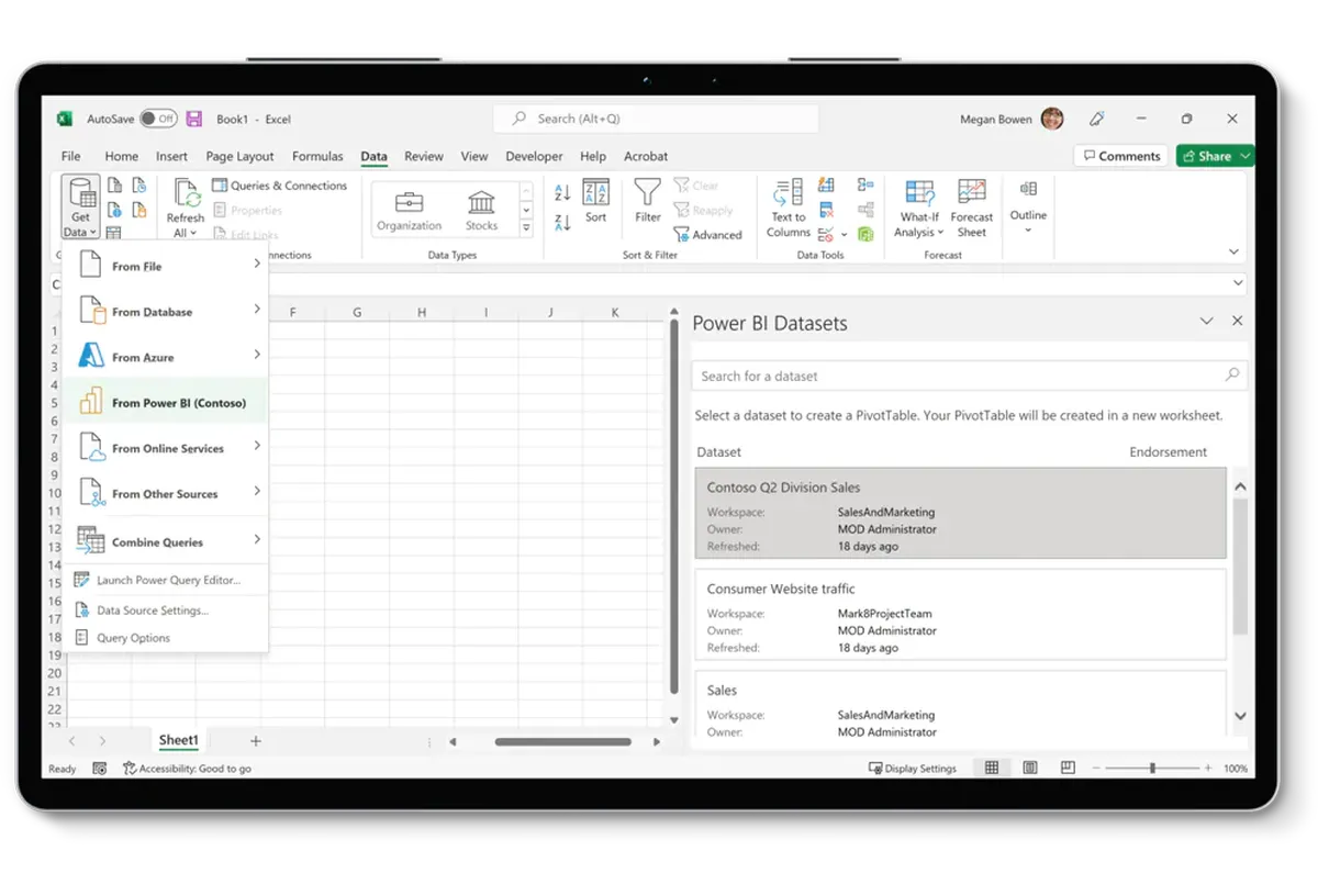 Microsoft Excel : test de l'interface de ce logiciel de tableur pour entreprise