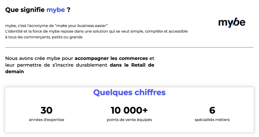 mybe : références clients