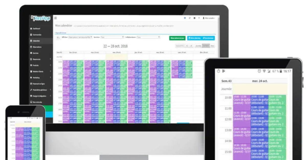 MyRezApp : test de l'interface de ce logiciel de réservation pour entreprise MyRezApp : test de l'interface de ce logiciel de réservation pour entreprise
