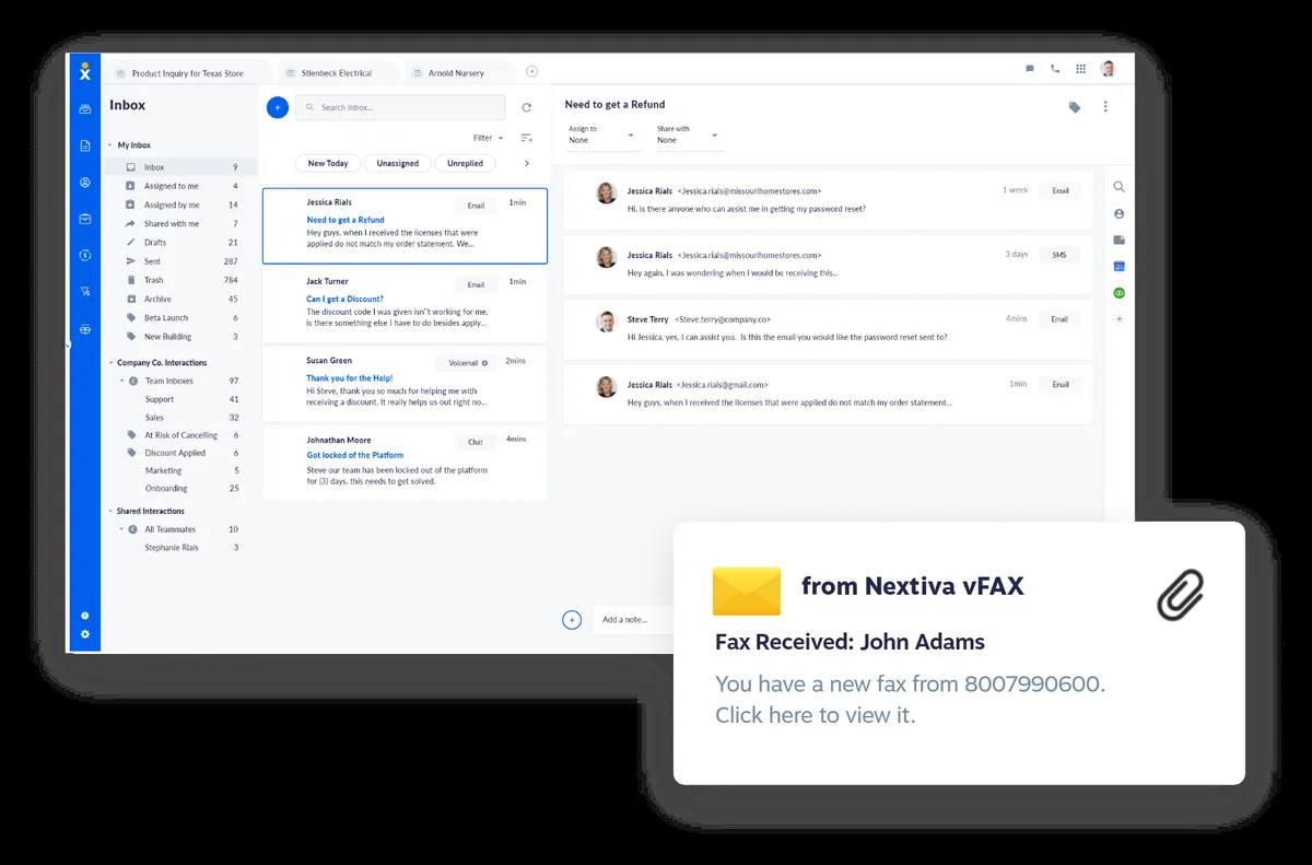 Nextiva vFax : test de l'interface de ce logiciel de fax pour entreprise Nextiva vFax : test de l'interface de ce logiciel de fax pour entreprise