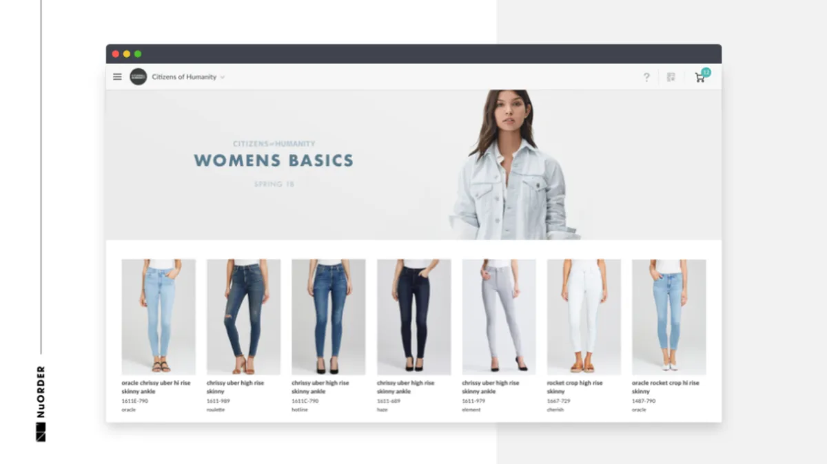 NuORDER : test de l'interface de cette plateforme d'e-Commerce B2B pour entreprise NuORDER : test de l'interface de cette plateforme d'e-Commerce B2B pour entreprise