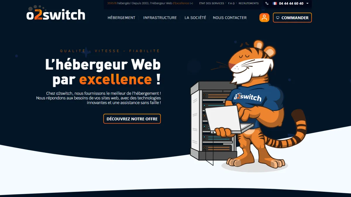 O2Switch : test de l'interface de ce hébergeur web / gestionnaire de domaines pour entreprise O2Switch : test de l'interface de ce hébergeur web / gestionnaire de domaines pour entreprise