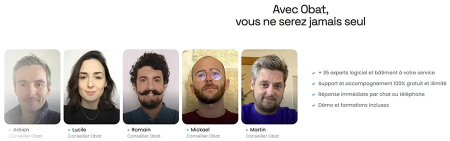 Obat : références utilisateurs Obat : références utilisateurs