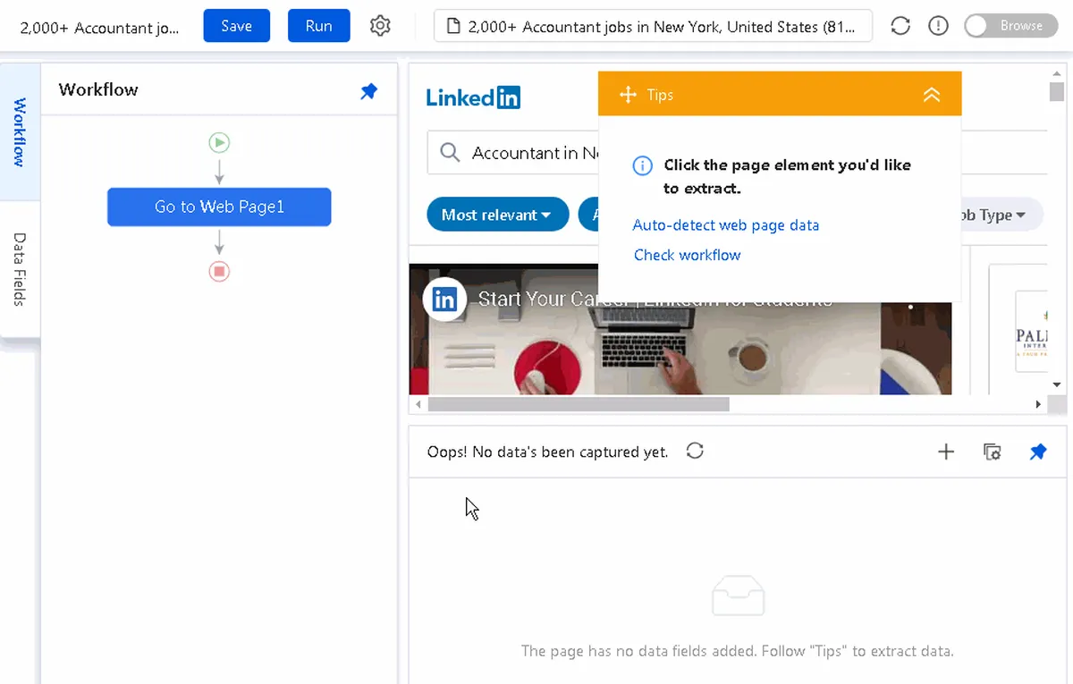 Octoparse : test de l'interface de ce logiciel de scraping pour entreprise Octoparse : test de l'interface de ce logiciel de scraping pour entreprise