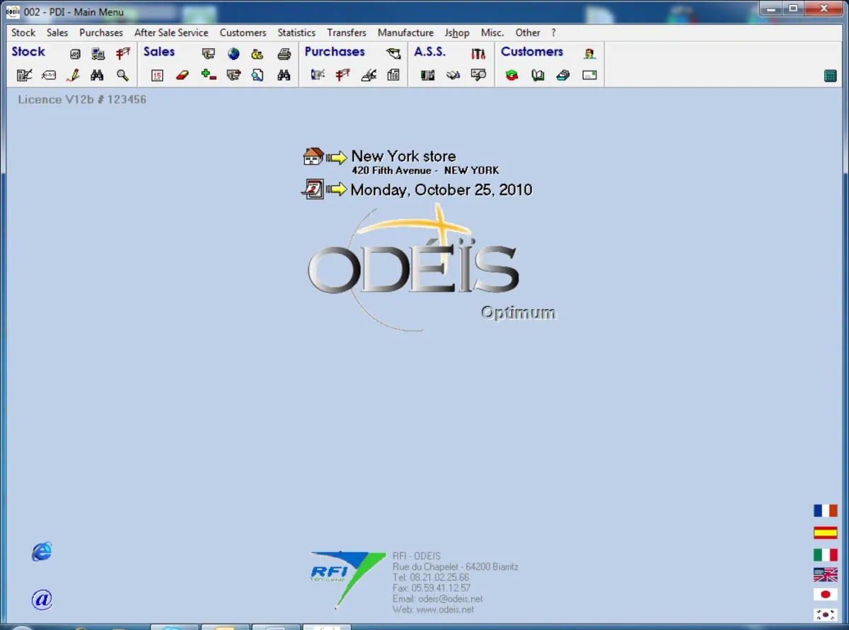 ODEIS : test de l'interface de ce logiciel pour bijouterie pour entreprise