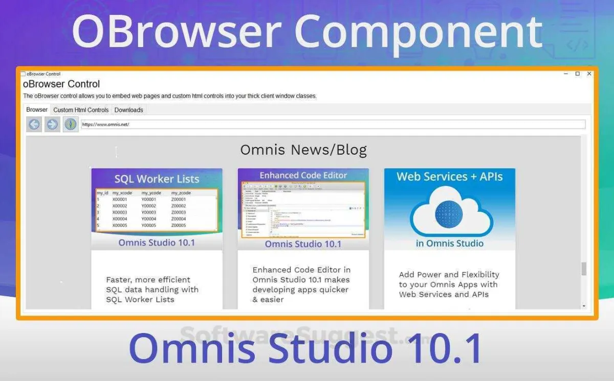 Omnis Studio : test de l'interface de ce logiciel Low Code / No Code pour entreprise