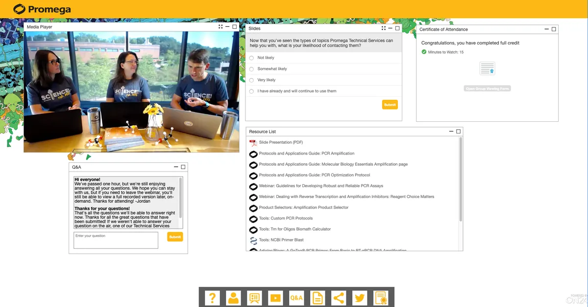 ON24 : test de l'interface de ce logiciel de marketing événementiel pour entreprise