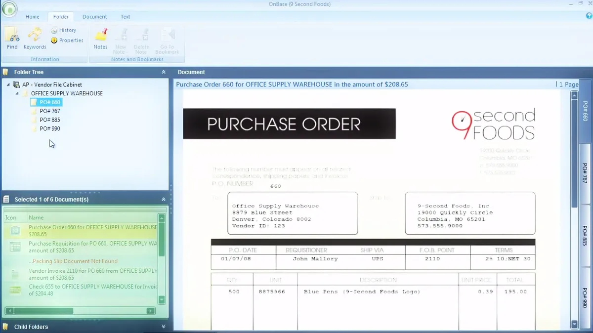 Onbase : test de l'interface de ce logiciel de gestion de contenu d'entreprise pour entreprise Onbase : test de l'interface de ce logiciel de gestion de contenu d'entreprise pour entreprise