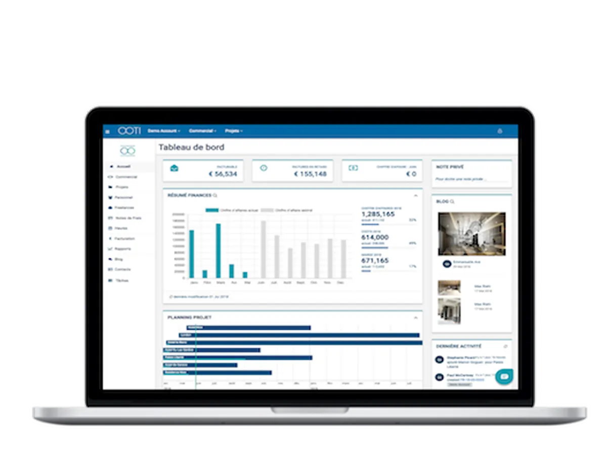 OOTI : test de l'interface de ce logiciel pour architecte pour entreprise OOTI : test de l'interface de ce logiciel pour architecte pour entreprise