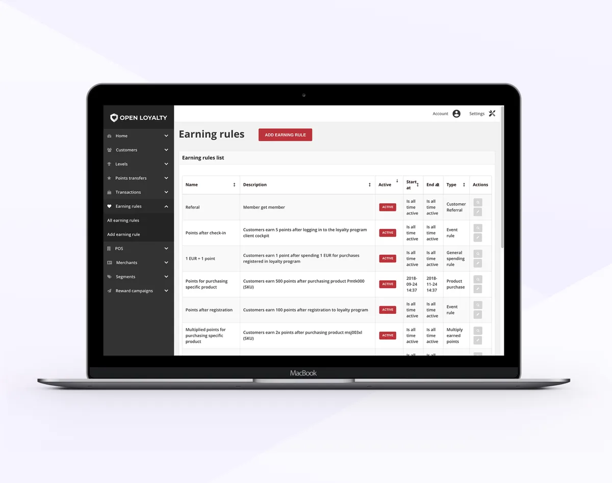 Open Loyalty : test de l'interface de ce logiciel de fidélisation client / programme de fidélité pour entreprise Open Loyalty : test de l'interface de ce logiciel de fidélisation client / programme de fidélité pour entreprise