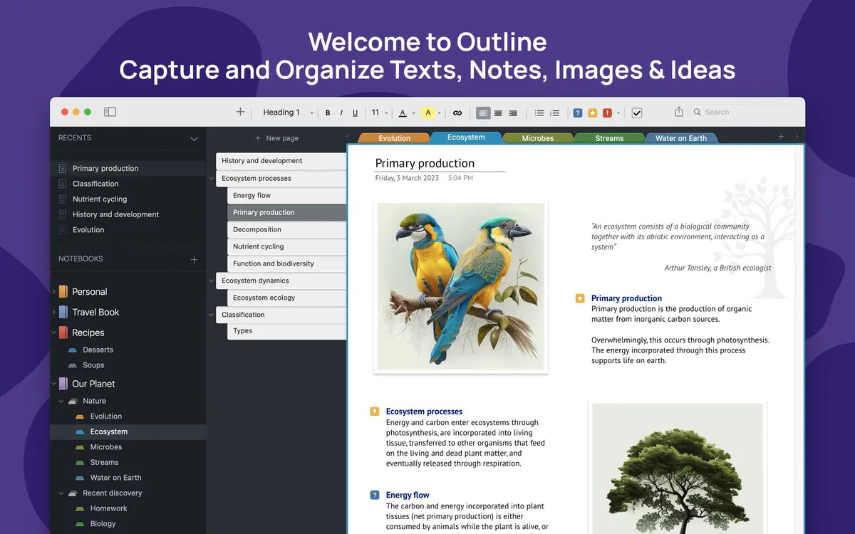 Outline+ : test de l'interface de ce logiciel de wiki pour entreprise Outline+ : test de l'interface de ce logiciel de wiki pour entreprise