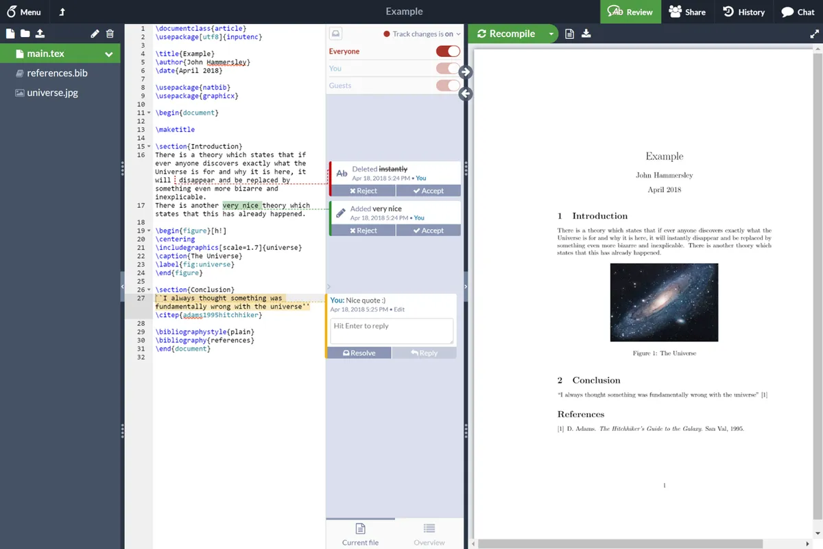 Overleaf : test de l'interface de ce logiciel de gestion de contenu collaboratif pour entreprise Overleaf : test de l'interface de ce logiciel de gestion de contenu collaboratif pour entreprise