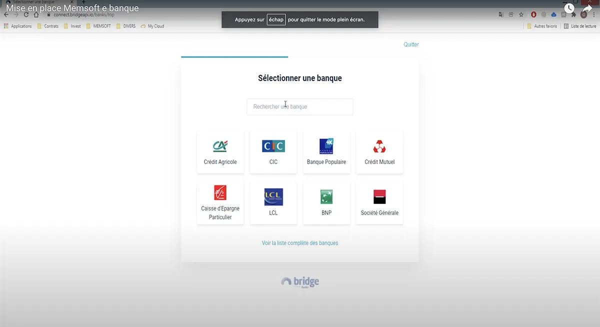 Oxygène Comptabilité : e-banque 1