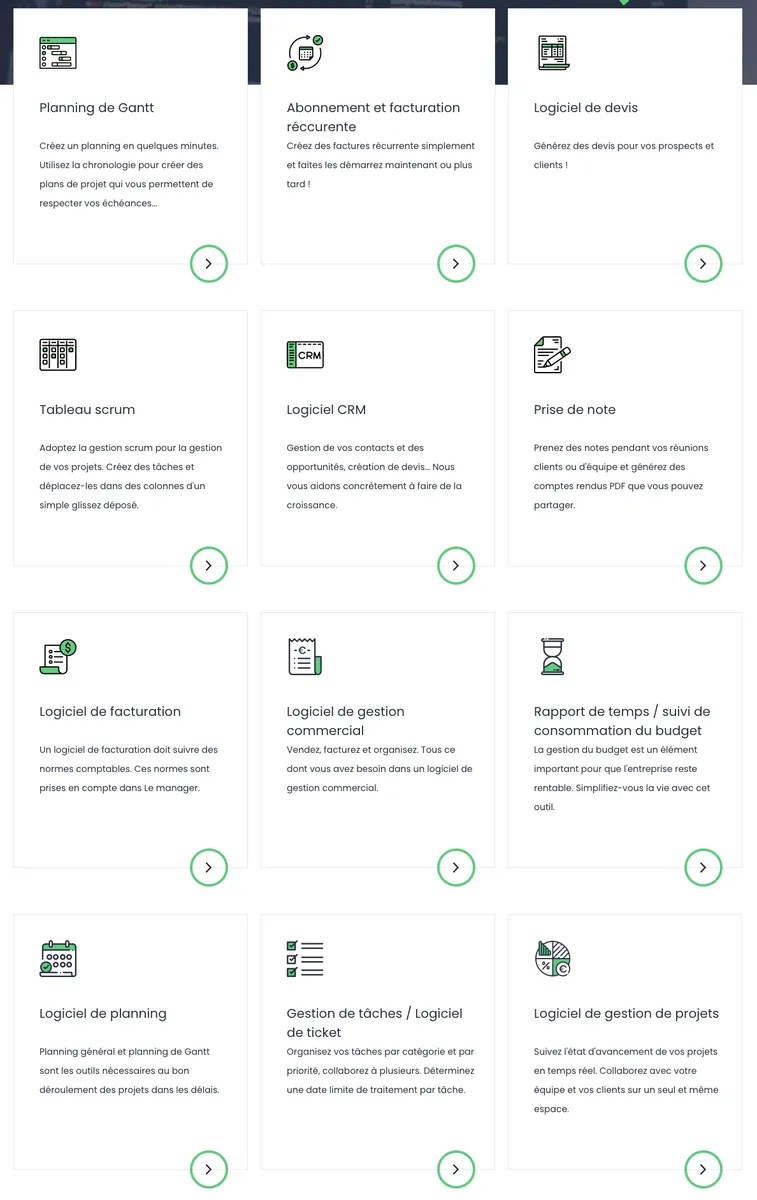 Pandra liste fonctionnalites Pandra liste fonctionnalites