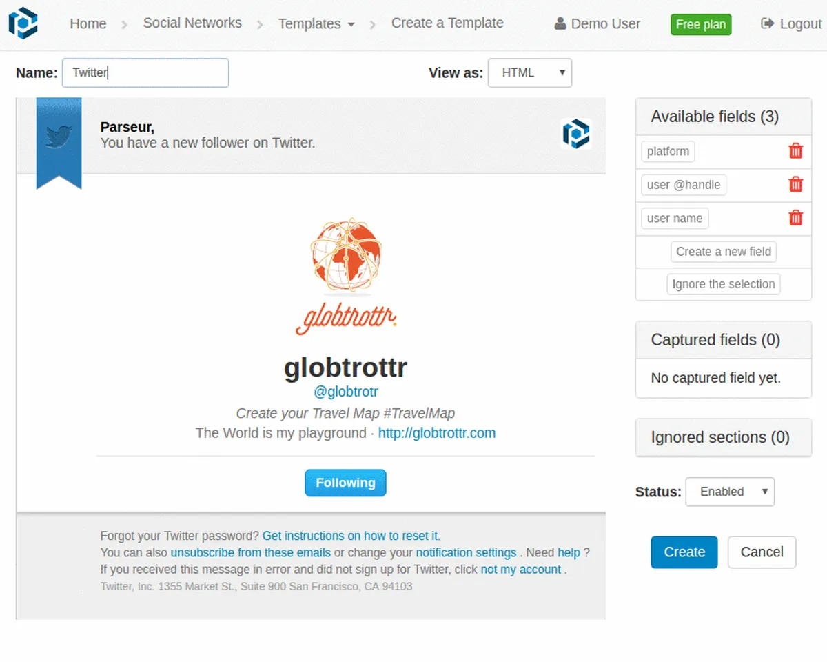 Parseur : test de l'interface de ce logiciel de scraping pour entreprise Parseur : test de l'interface de ce logiciel de scraping pour entreprise