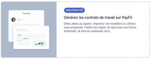 PayFit : Fonction gestion des contrats PayFit : Fonction gestion des contrats