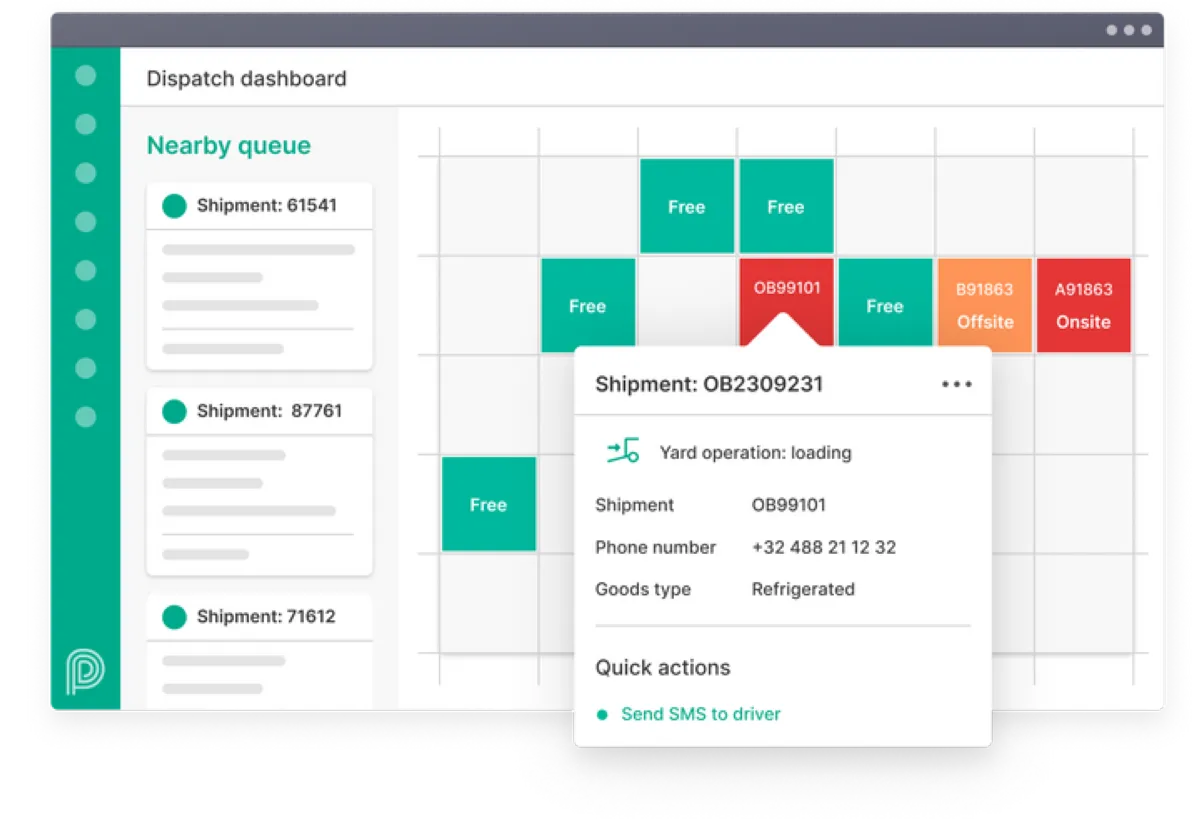 Peripass : test de l'interface de ce logiciel de gestion des quais de chargement / cours d'entrepôt pour entreprise