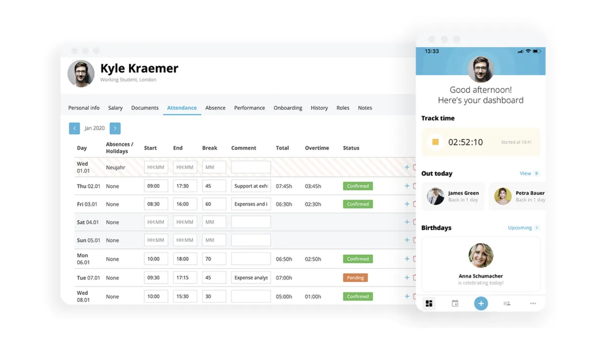 Personio : test de l'interface de ce logiciel SIRH pour entreprise