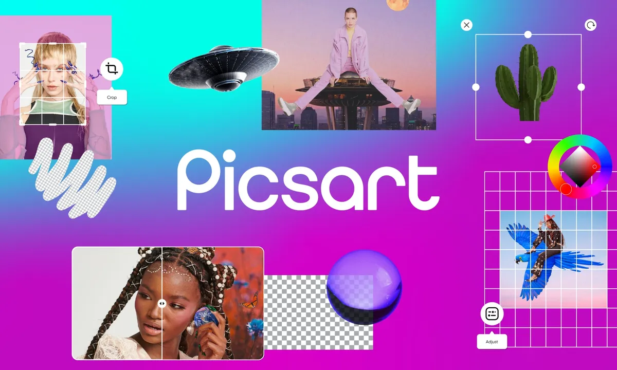 PicsArt : test de l'interface de ce logiciel de retouche photo / édition d'image pour entreprise