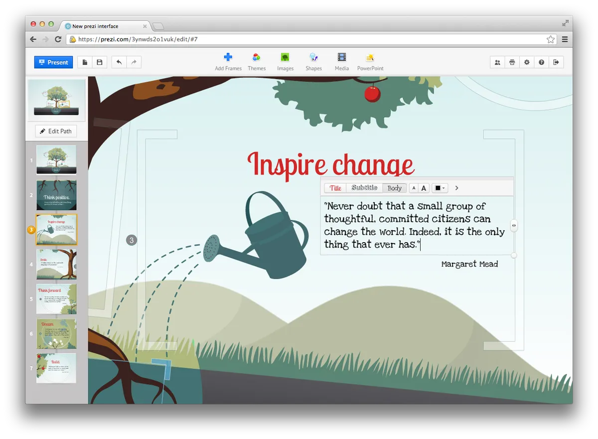 Prezi : test de l'interface de ce logiciel de présentation pour entreprise Prezi : test de l'interface de ce logiciel de présentation pour entreprise