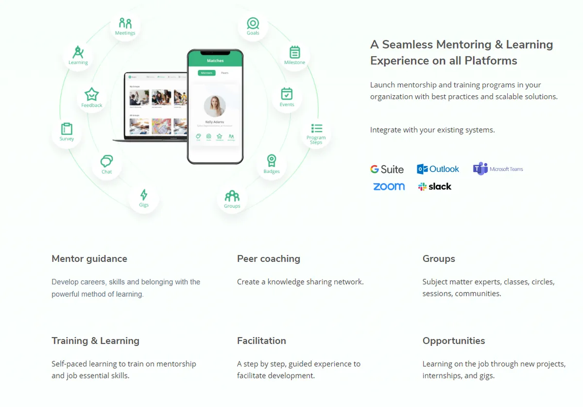 Qooper : test de l'interface de ce logiciel de tutorat / mentorat pour entreprise