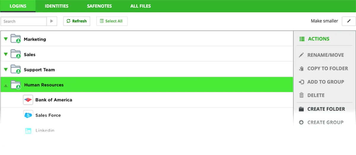 RoboForm : test de l'interface de ce gestionnaire de mots de passe pour entreprise