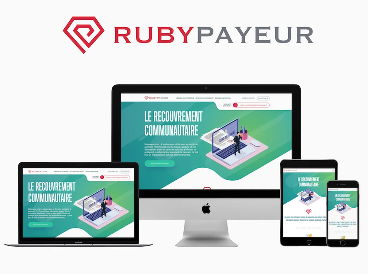 Rubypayeur : test de l'interface de ce logiciel de recouvrement de créances / impayés pour entreprise