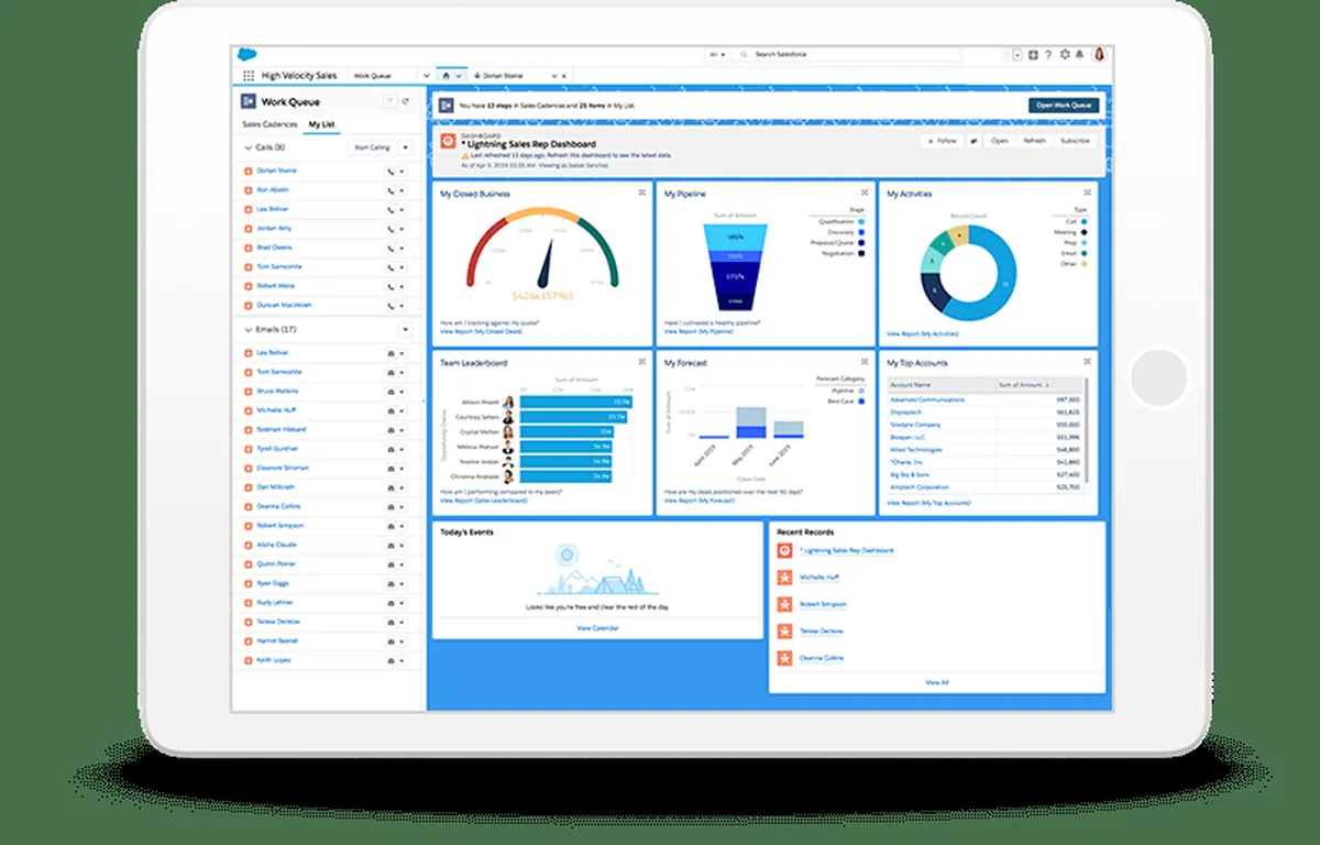 Salesforce : test de l'interface de ce logiciel ERP pour entreprise Salesforce : test de l'interface de ce logiciel ERP pour entreprise