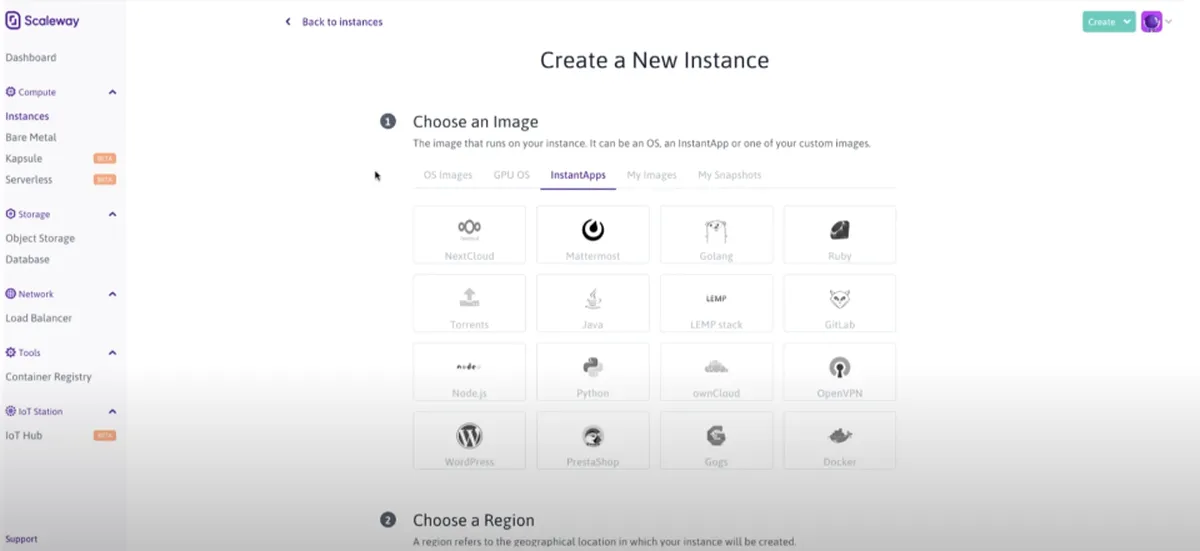 Scaleway : test de l'interface de cette plateforme de stockage cloud pour entreprise Scaleway : test de l'interface de cette plateforme de stockage cloud pour entreprise