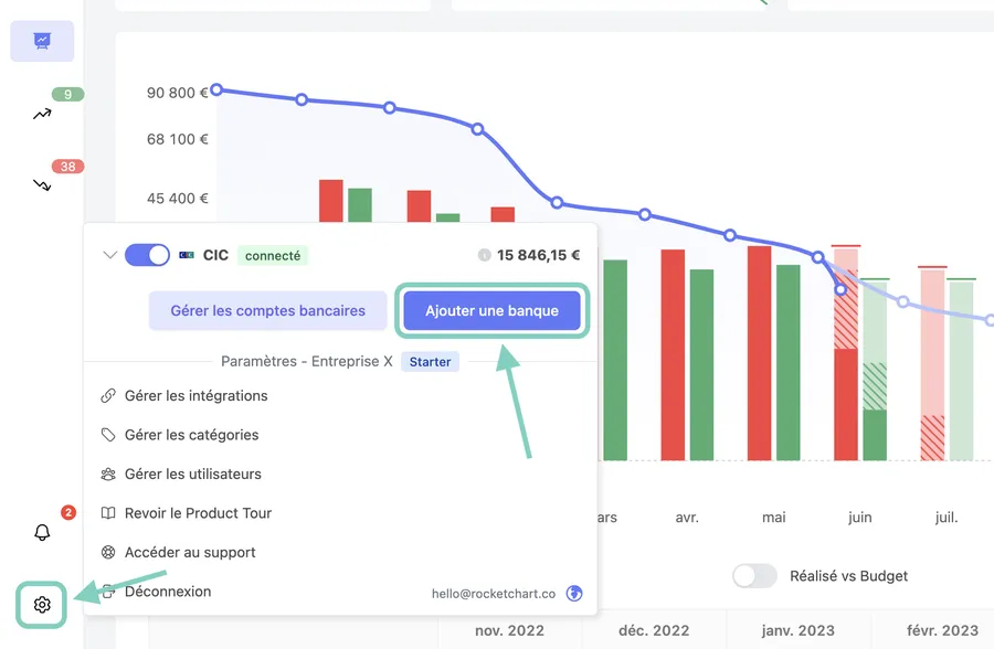 Sellsy Facturation et Gestion : aperçu synchronisation bancaire Sellsy Facturation et Gestion : aperçu synchronisation bancaire