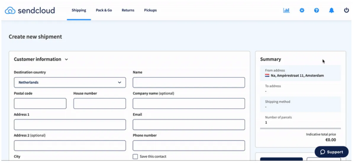 Sendcloud : test de l'interface de ce logiciel de gestion des livraisons pour entreprise Sendcloud : test de l'interface de ce logiciel de gestion des livraisons pour entreprise